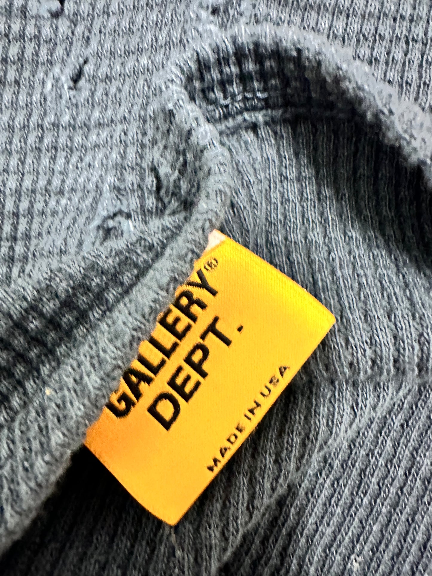 Gallery Dept Distressed Urcle Thermal Long Sleeve Shirt