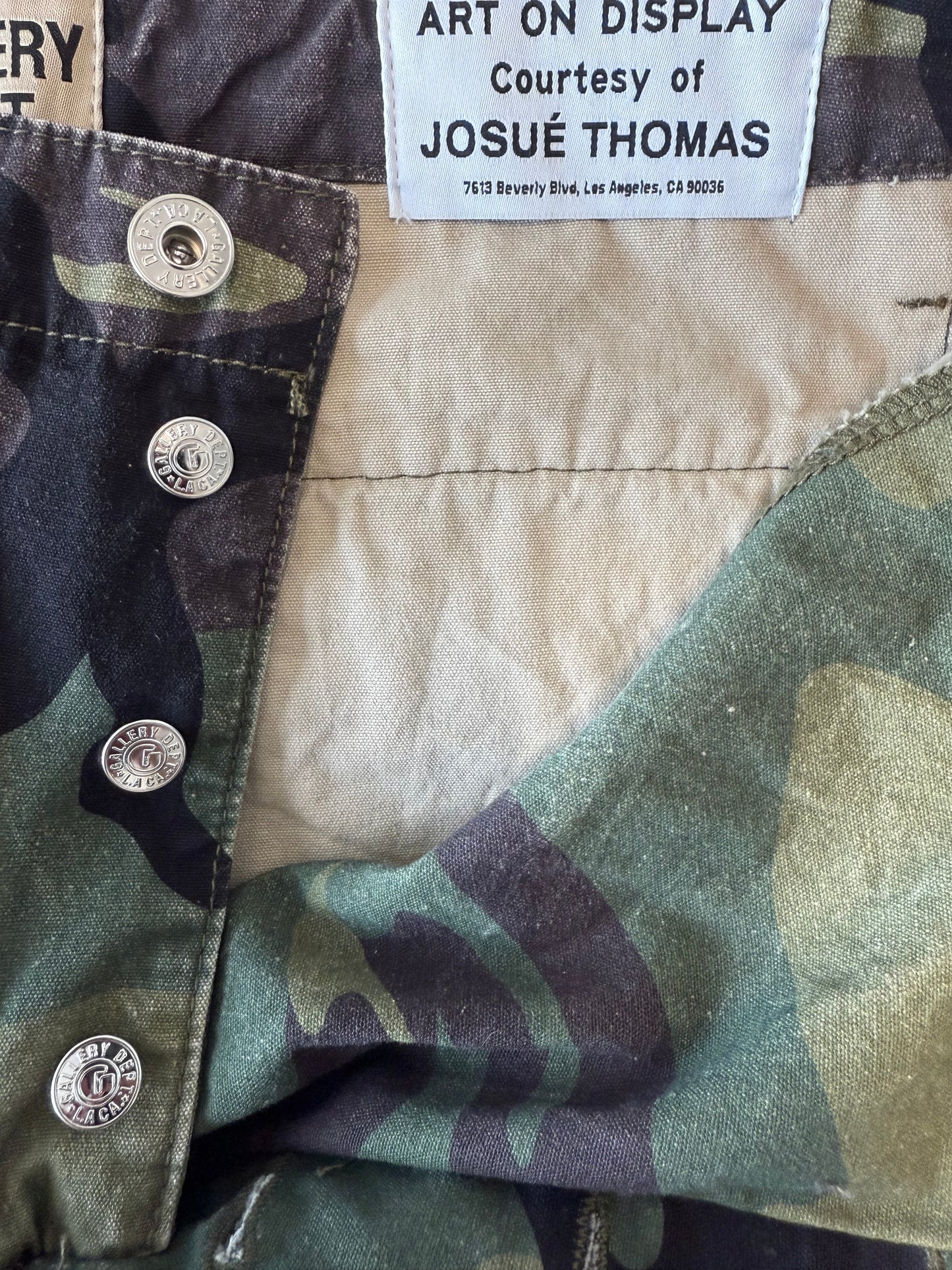 Gallery Dept Camo Flare Cargo Pants