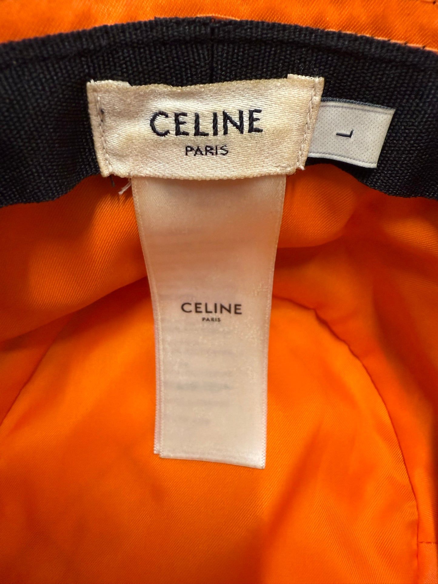 Celine Quilted Nylon Bucket Hat