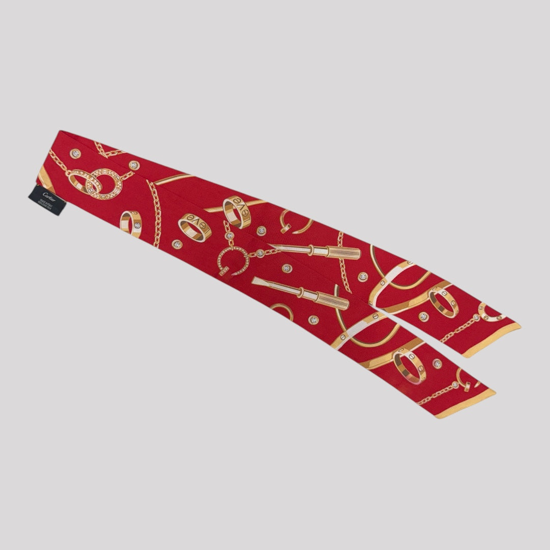 Cartier Mini Silk Scarf