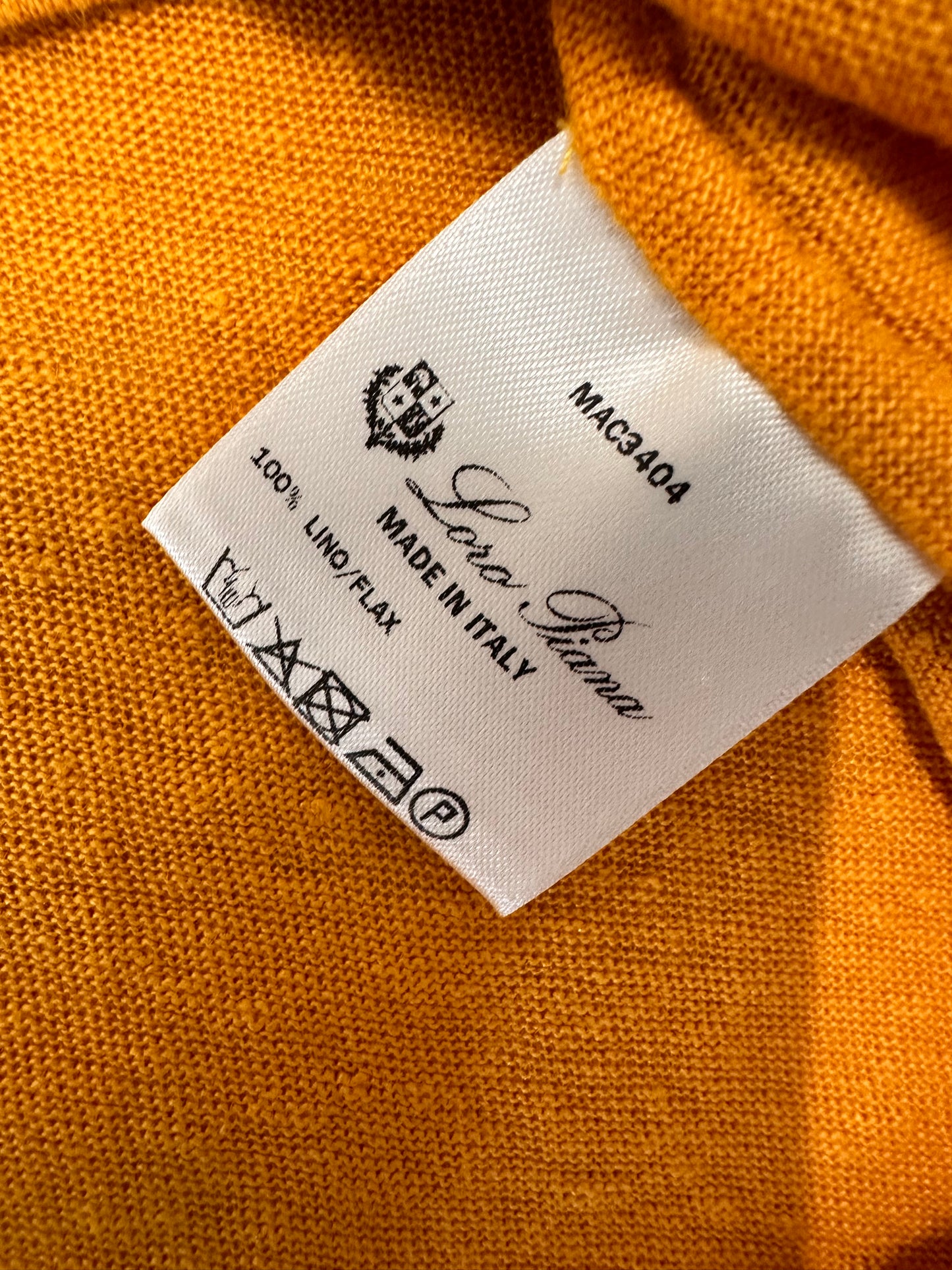 Loro Piana Linen Polo Shirt