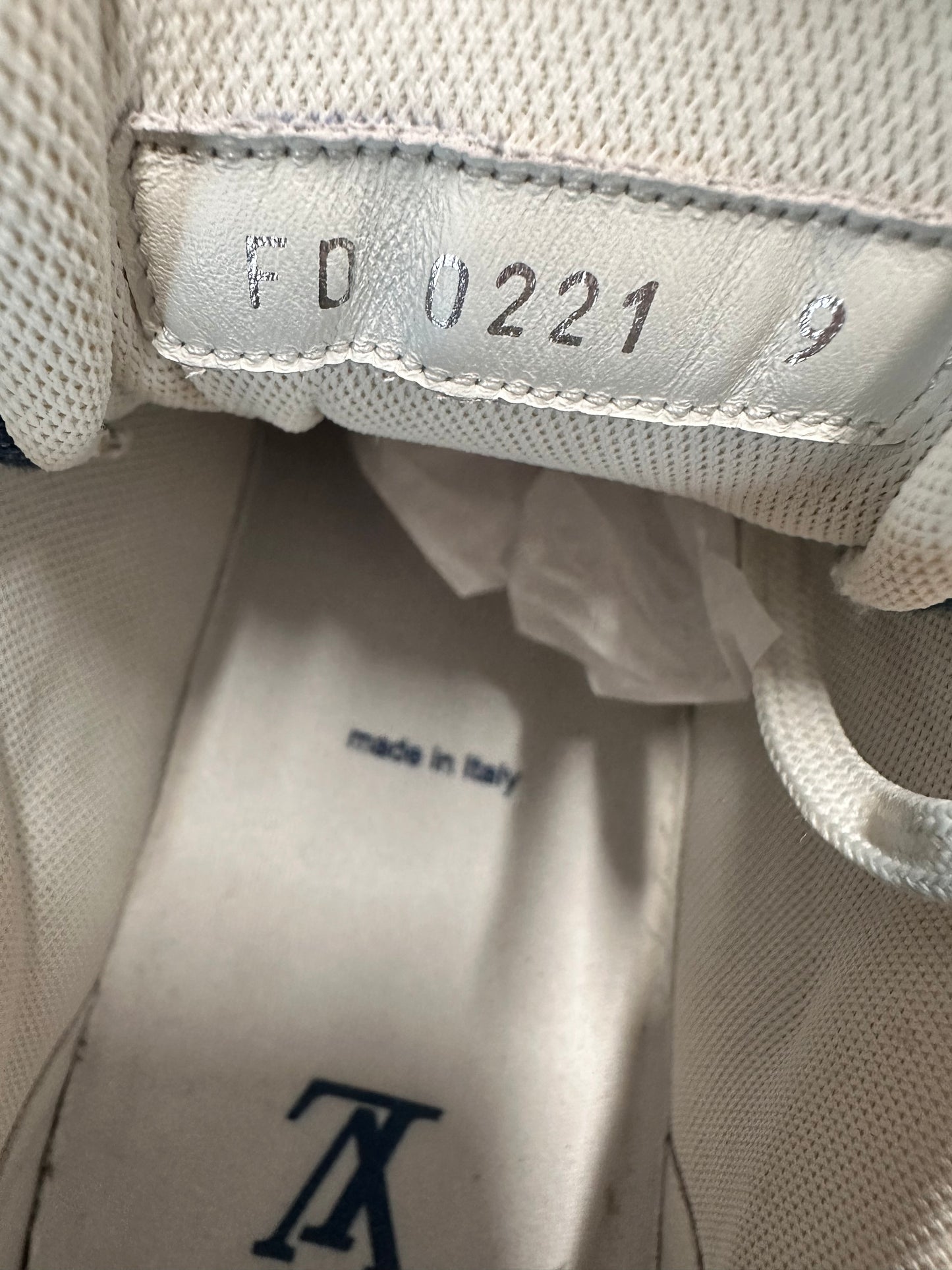 Louis Vuitton Denim Monogram Trainer Sneaker