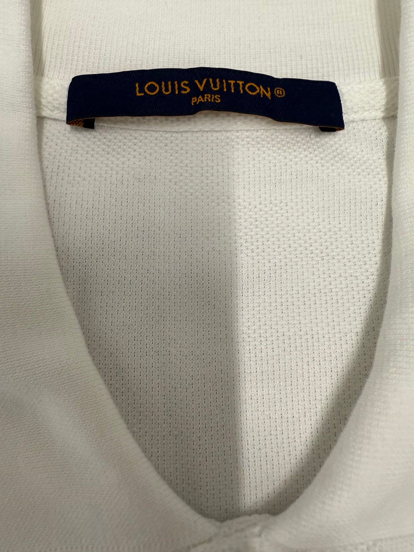 Louis Vuitton Embroidered Logo Cotton Polo Shirt