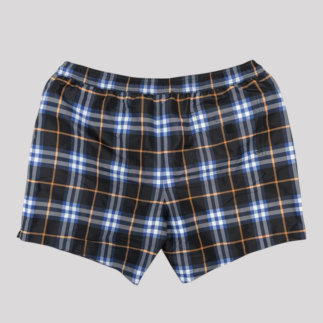 Burberry Checkered Blue Swim Shorts