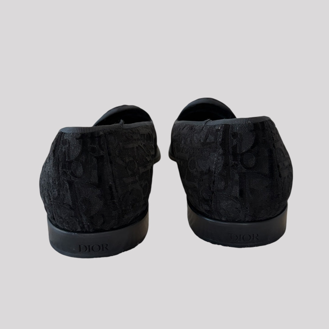 Dior Timeless Oblique Velvet Loafer
