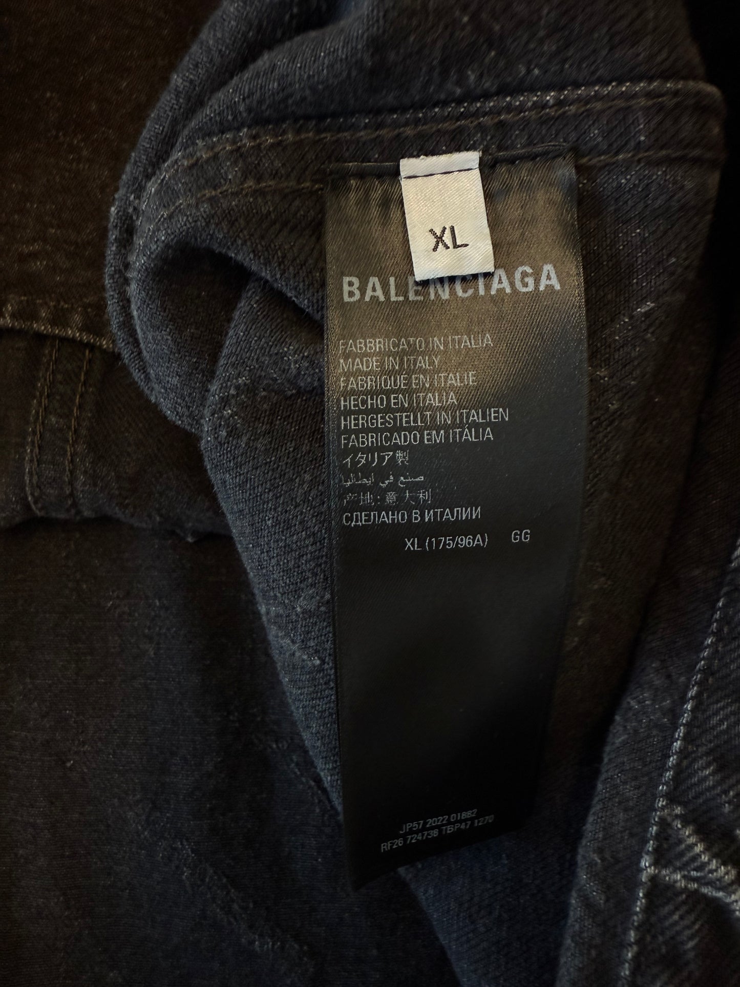 Balenciaga Logomania All Over Large Fit Jacket