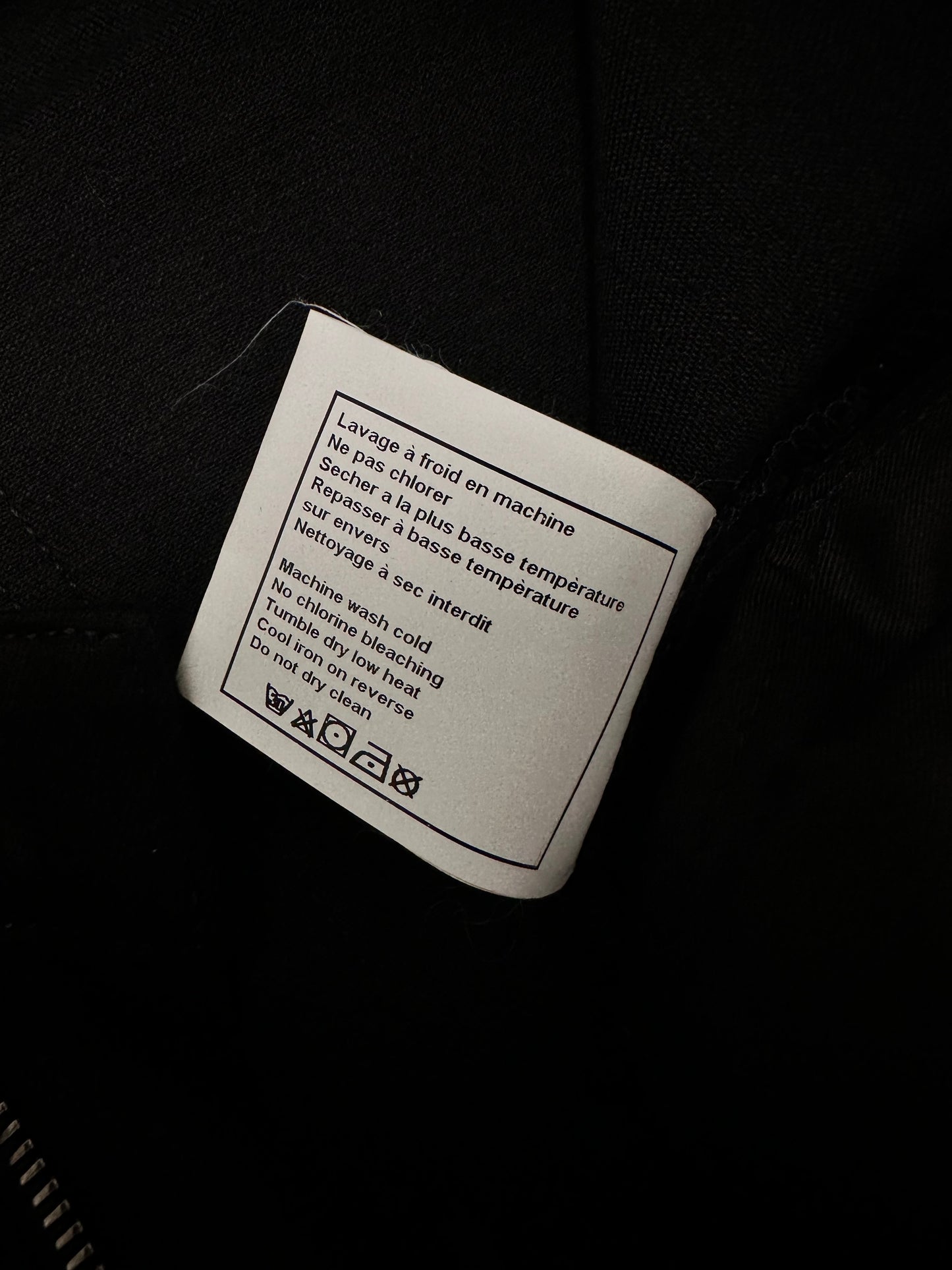 Chanel Employee CC Logo Button Straight Leg Jeans