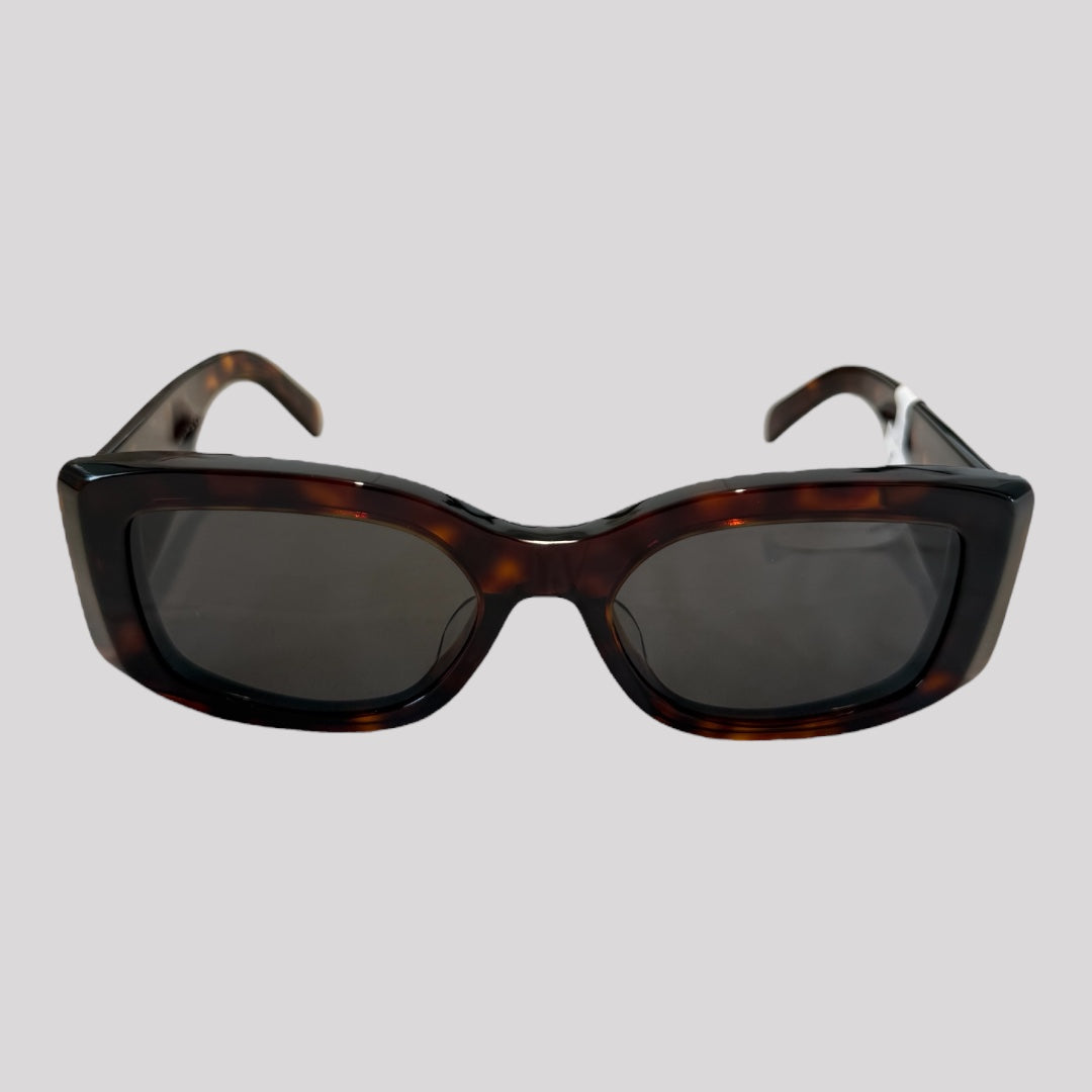 Celine Triomphe Havana Gold Sunglasses