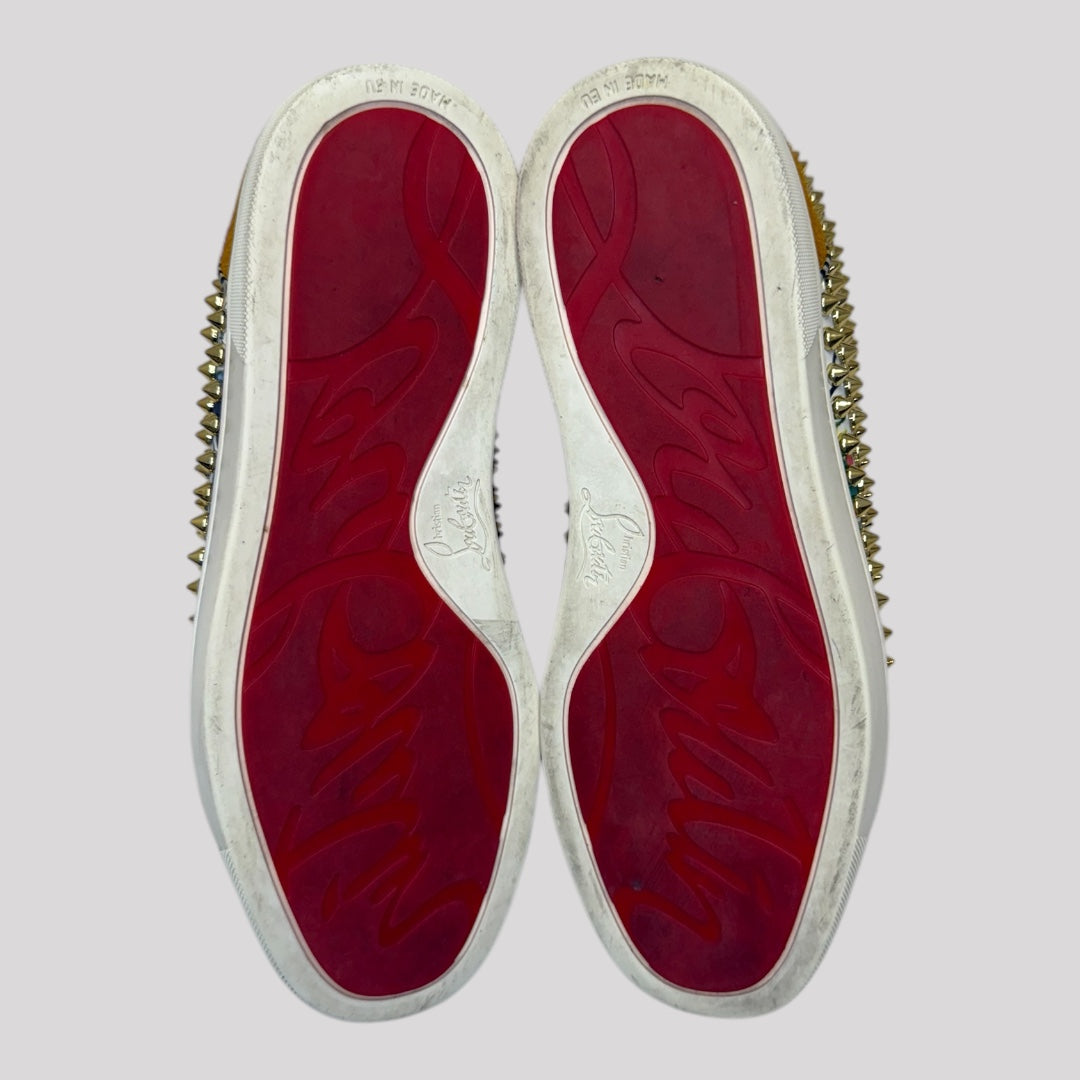 Christian Louboutin Multi Spike High Top Sneakers