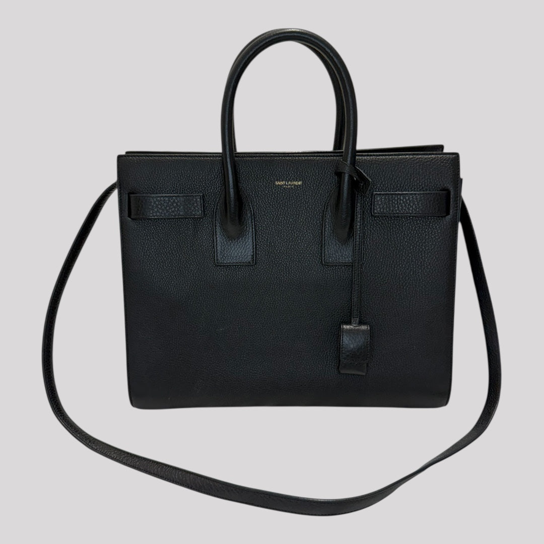 Saint Laurent Sac de jour Small Top-Handle Bag in Smooth Leather Bag