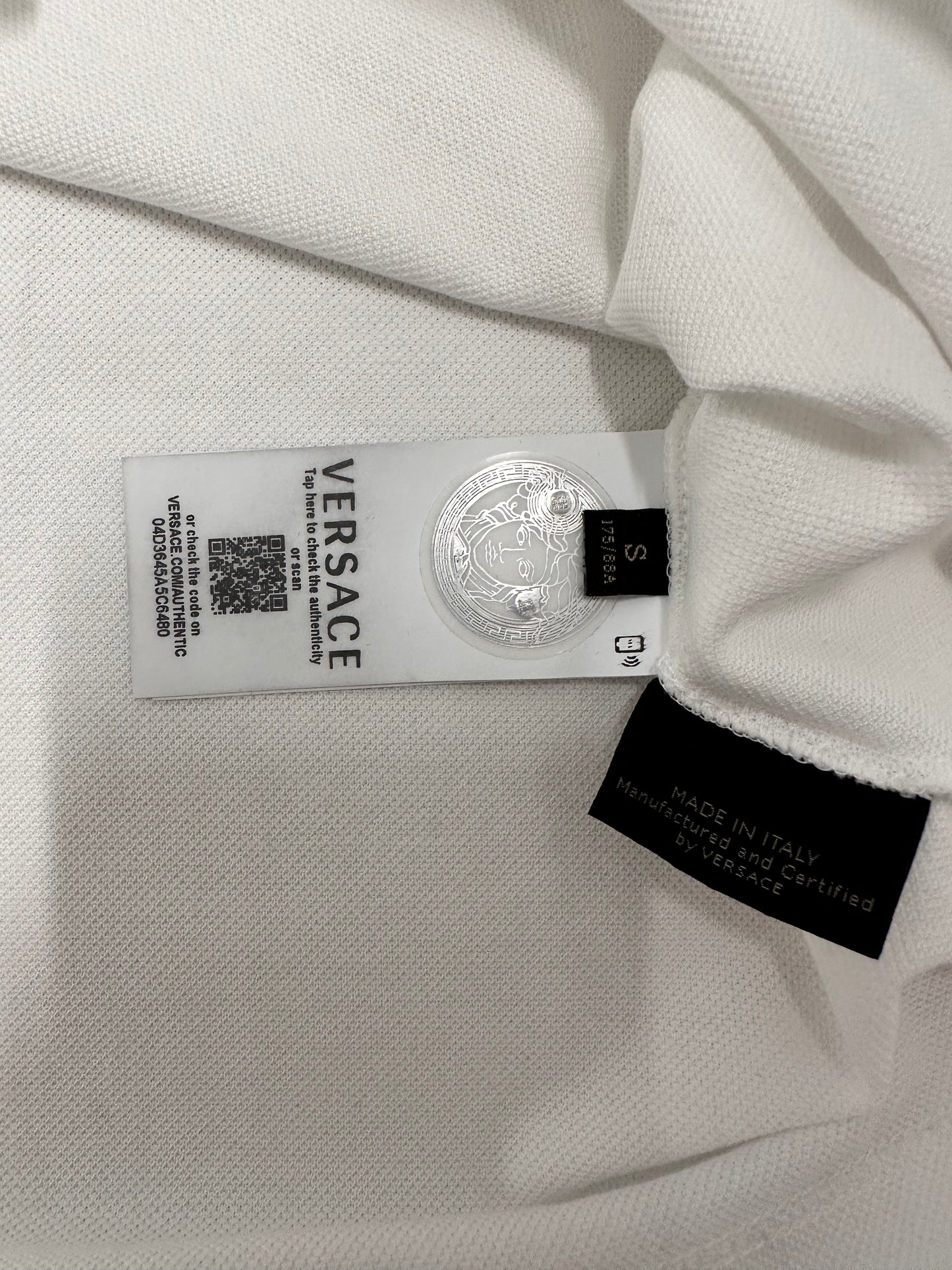 Versace Medusa Head Motif Polo Shirt