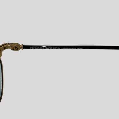 Chrome Hearts Diamond Dog Round Sunglasses