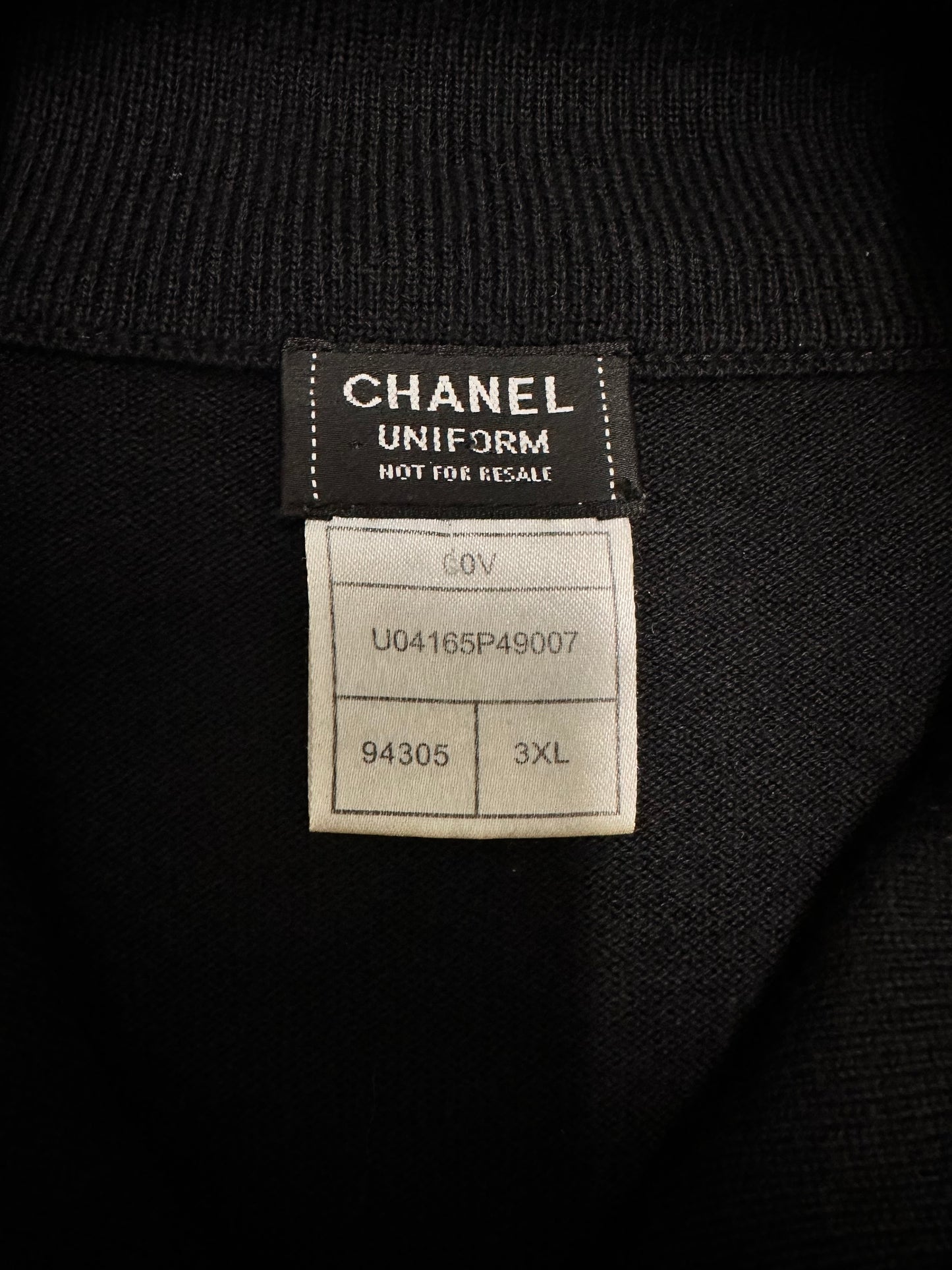 Chanel Logo Zipped Cardigan Jersey