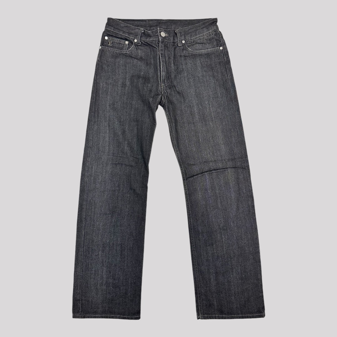 Louis Vuitton Washed Straight Leg Jeans