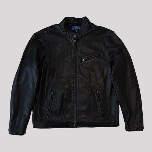 Polo Ralph Lauren Lambskin Café Racer Jacket