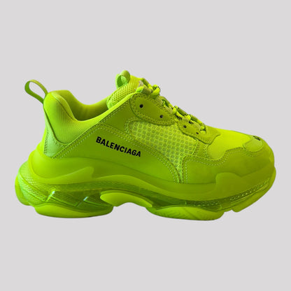 Balenciaga Fluo Yellow Triple S Sneaker