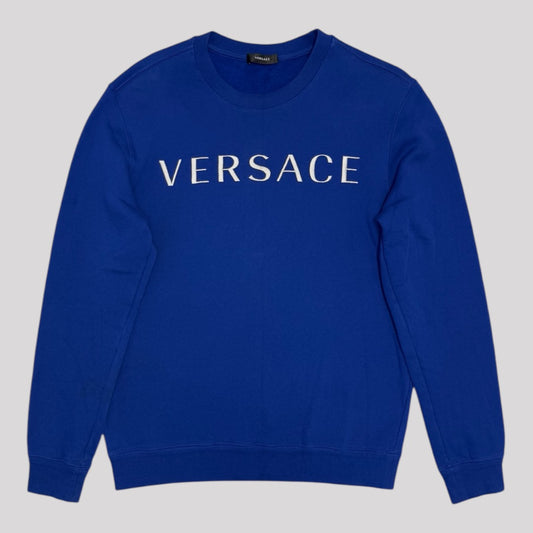 Versace Embroidered Logo Sweatshirt