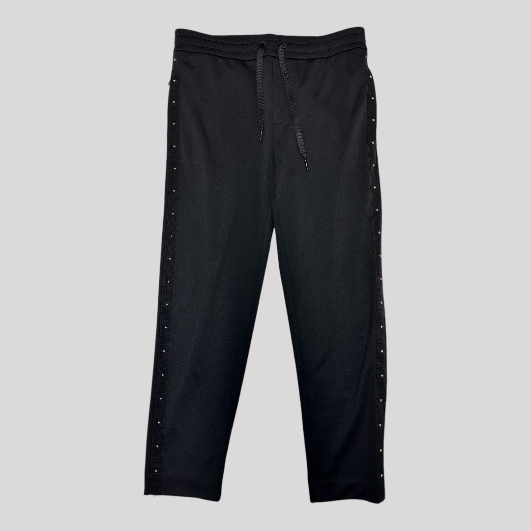 Moncler Tapered Embellished Jersey sweatpants