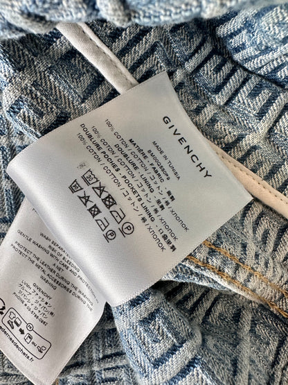 Givenchy 4G Embossed Denim Jacket