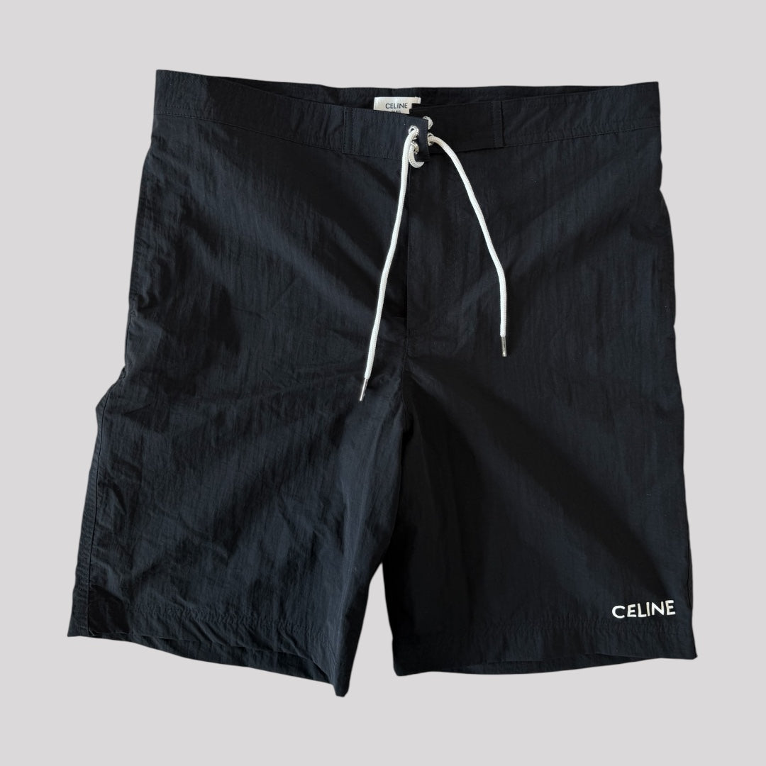 Celine Nylon Swim Shorts