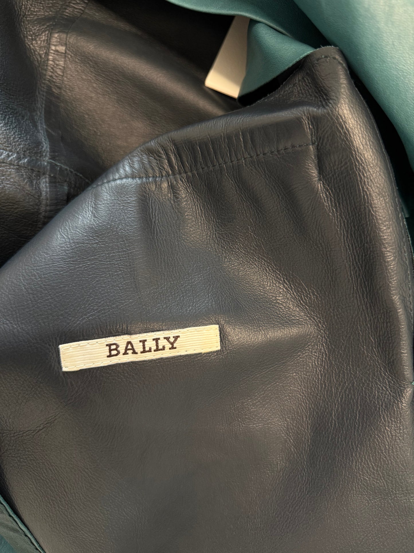 Bally Lamb Skin Leather Long Coat Rico Love