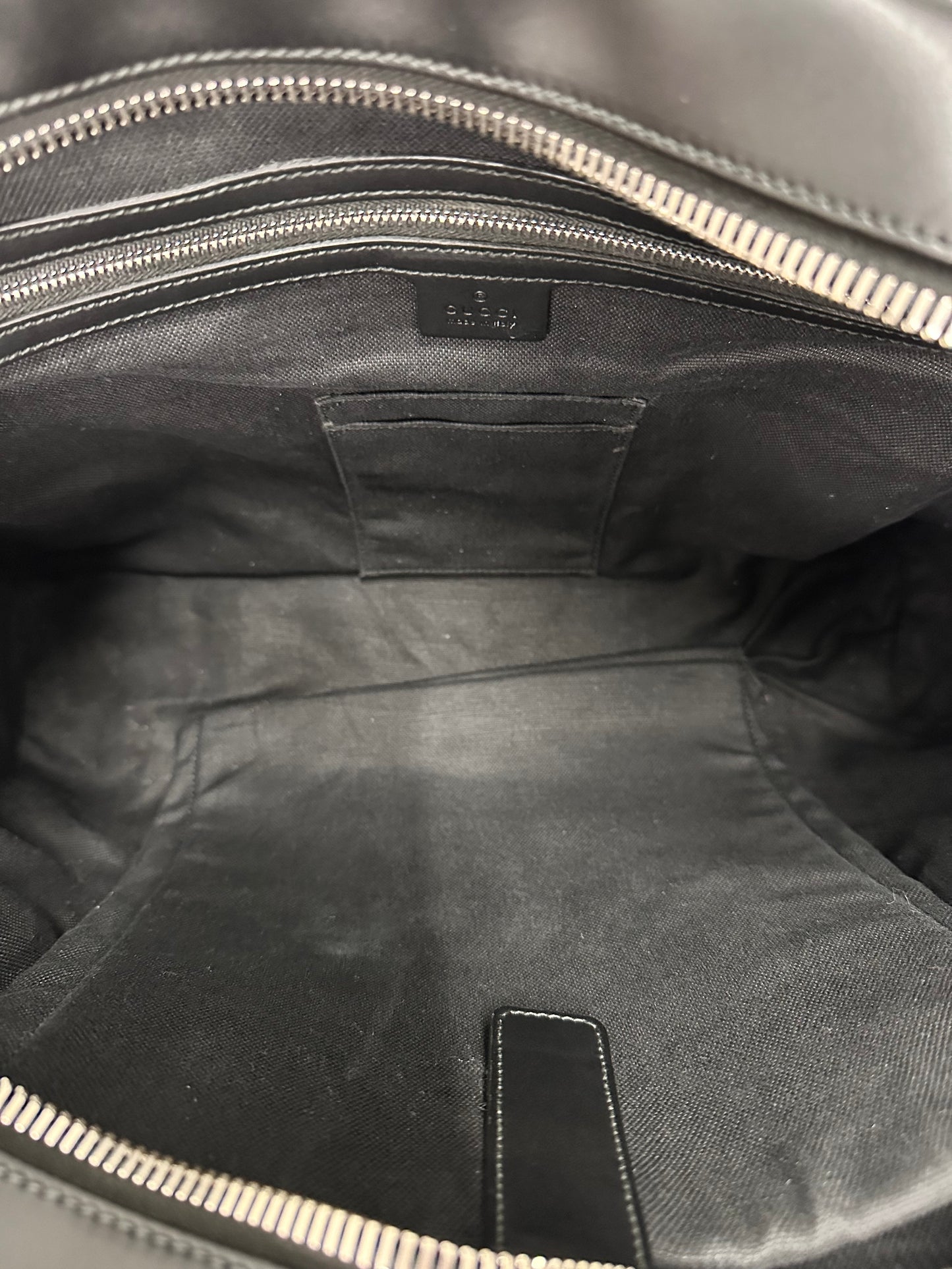 Gucci GG Supreme Black Briefcase