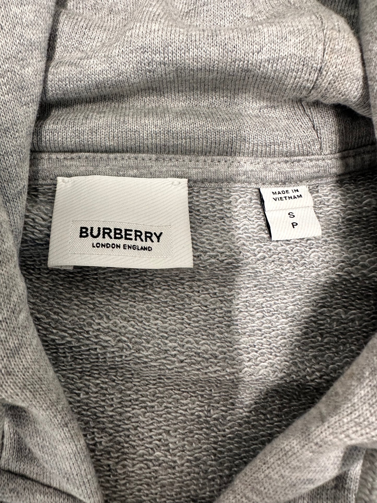 Burberry Check Panel Hoodie