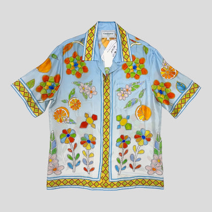 Casablanca Yaruba Flower Silk Shirt