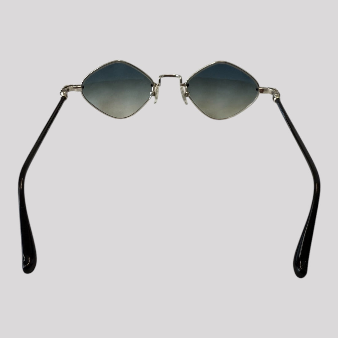 Chrome Hearts Diamond Dog Round Sunglasses