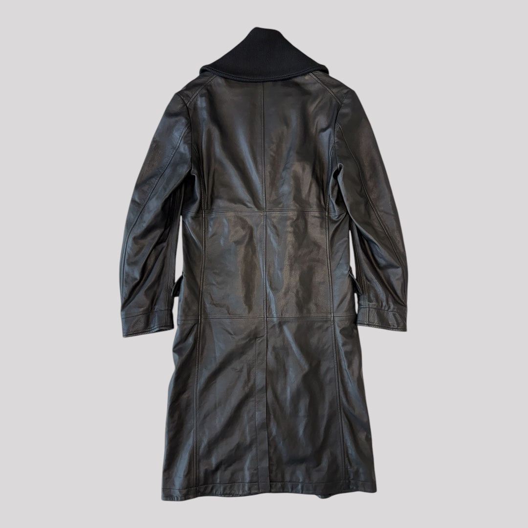 Y-3 Archive Leather Trench Coat 2012 Rico Love