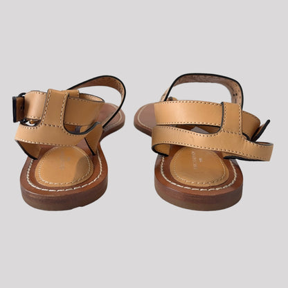 Louis Vuitton Calfskin Perforated Horizon Flat Sandals