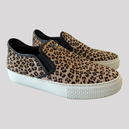 Chrome Hearts Pony Hair Cheetah Slip Ons