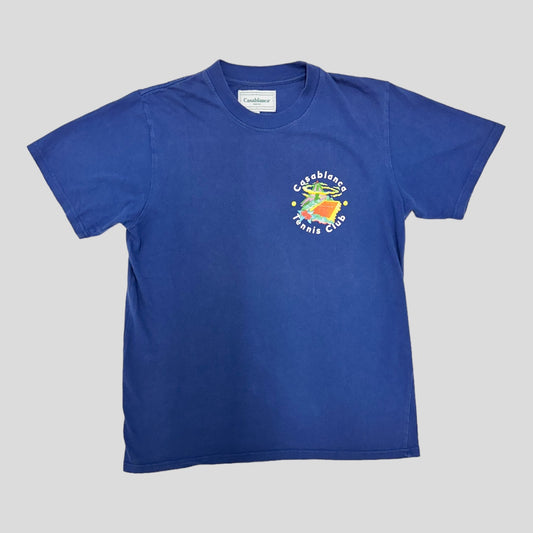 Casablanca Tennis Club Navy T-Shirt