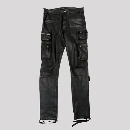 Amiri Leather Cargo Tactical Pants