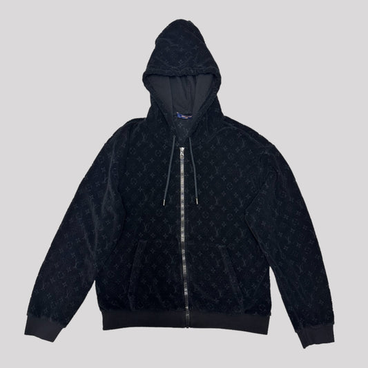 Louis Vuitton Monogram French Terry Zip Up Jacket