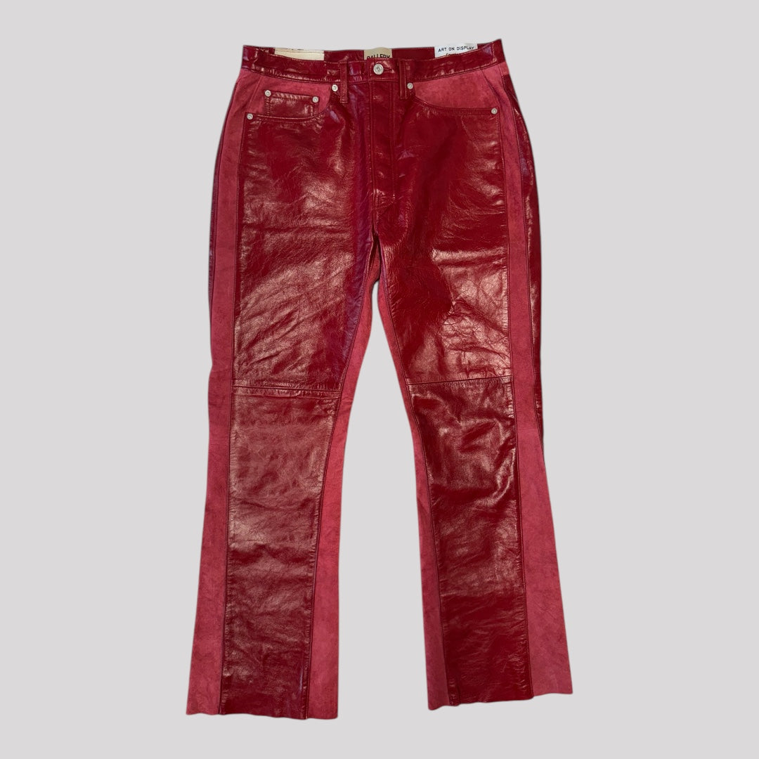 Gallery Dept Leather Bronco Flare Pants