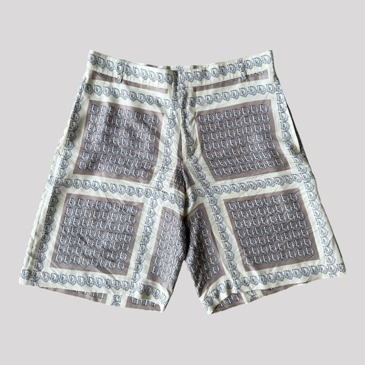 Dior Oblique Silk Shorts