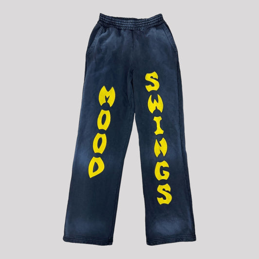 Mood Swings Acid Wash Batman Sweatpants