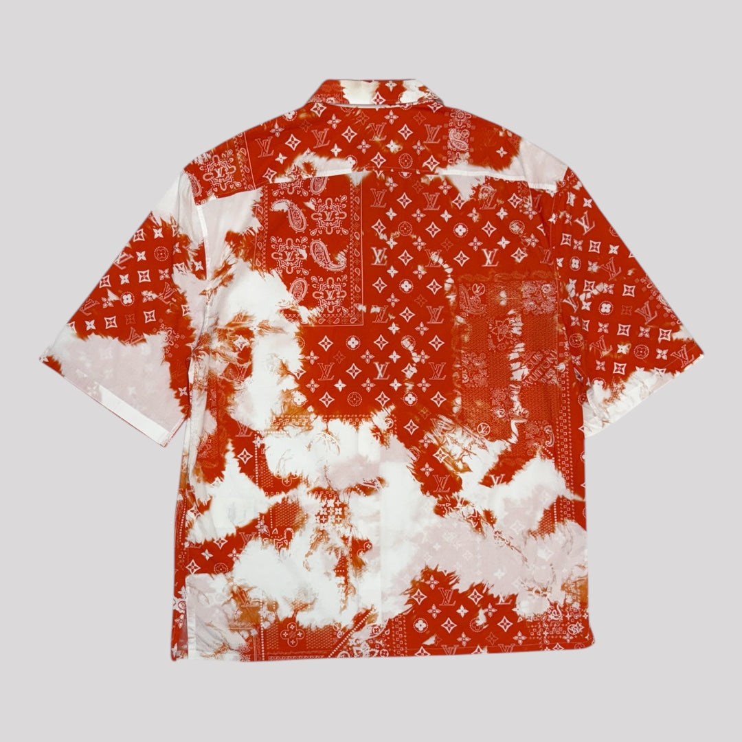 Louis Vuitton Monogram Bandana Tie-Dye Print Shirt