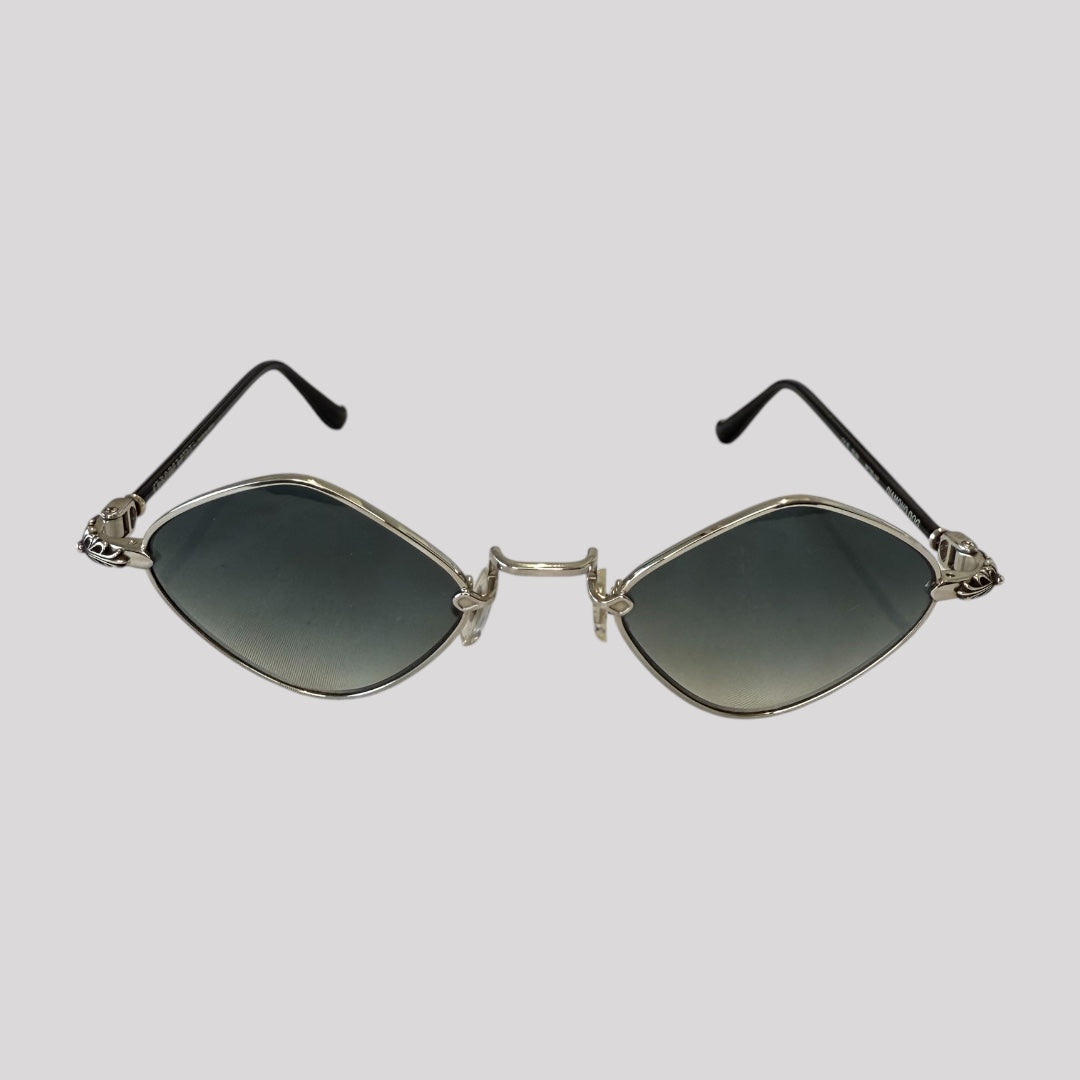 Chrome Hearts Diamond Dog Round Sunglasses