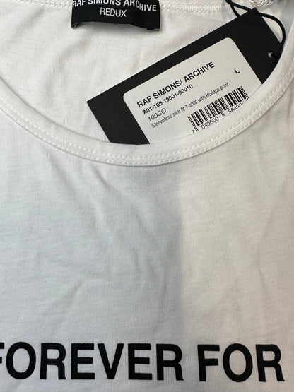 Raf Simons Redux “KOLLAPS” Sleeveless T-Shirt