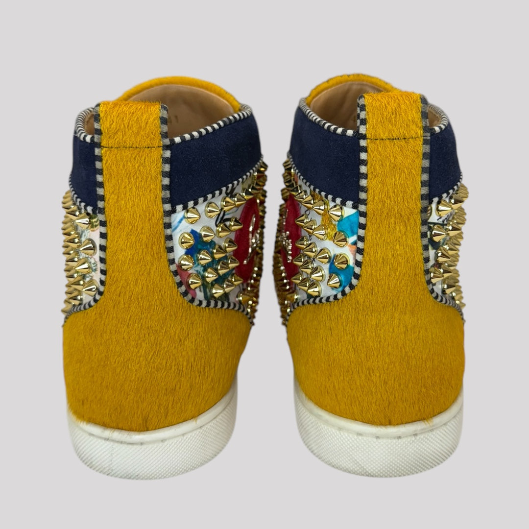 Christian Louboutin Multi Spike High Top Sneakers