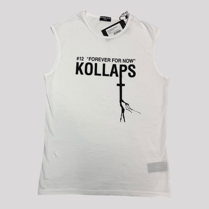 Raf Simons Redux “KOLLAPS” Sleeveless T-Shirt