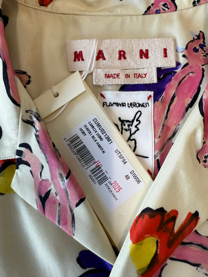 Marni Devils Silk Camp Shirt