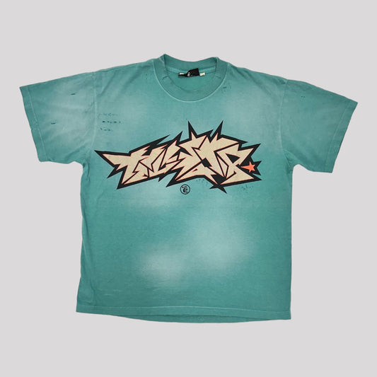 Hellstar Cracked/Distressed Logo T-Shirt