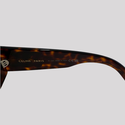 Celine Triomphe Havana Gold Sunglasses