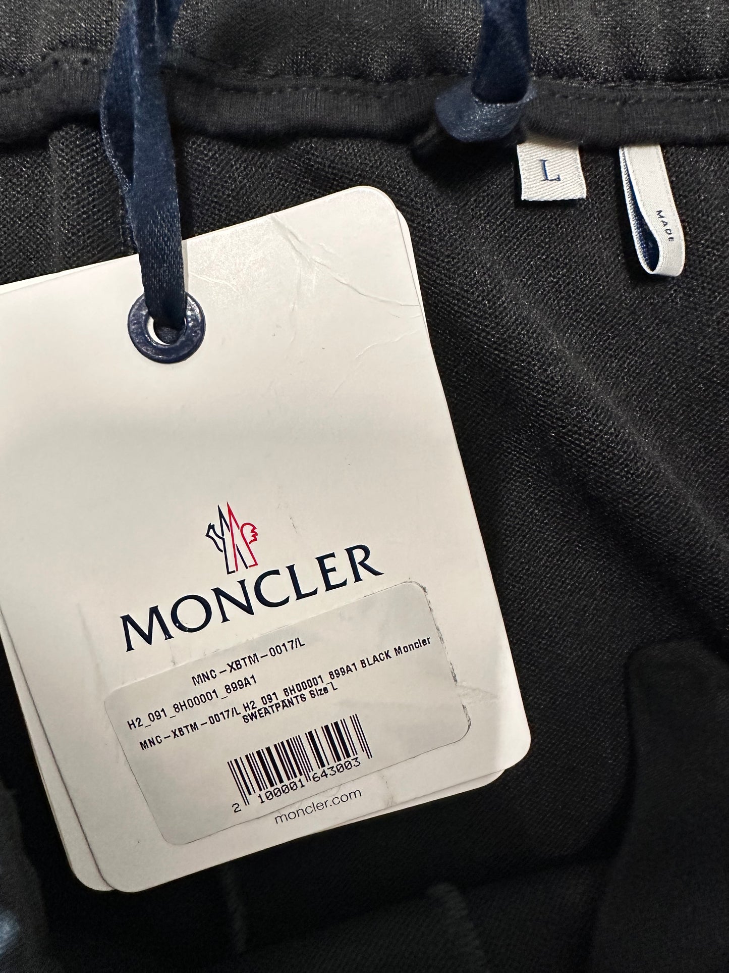 Moncler Tapered Embellished Jersey sweatpants