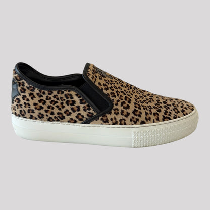 Chrome Hearts Pony Hair Cheetah Slip Ons