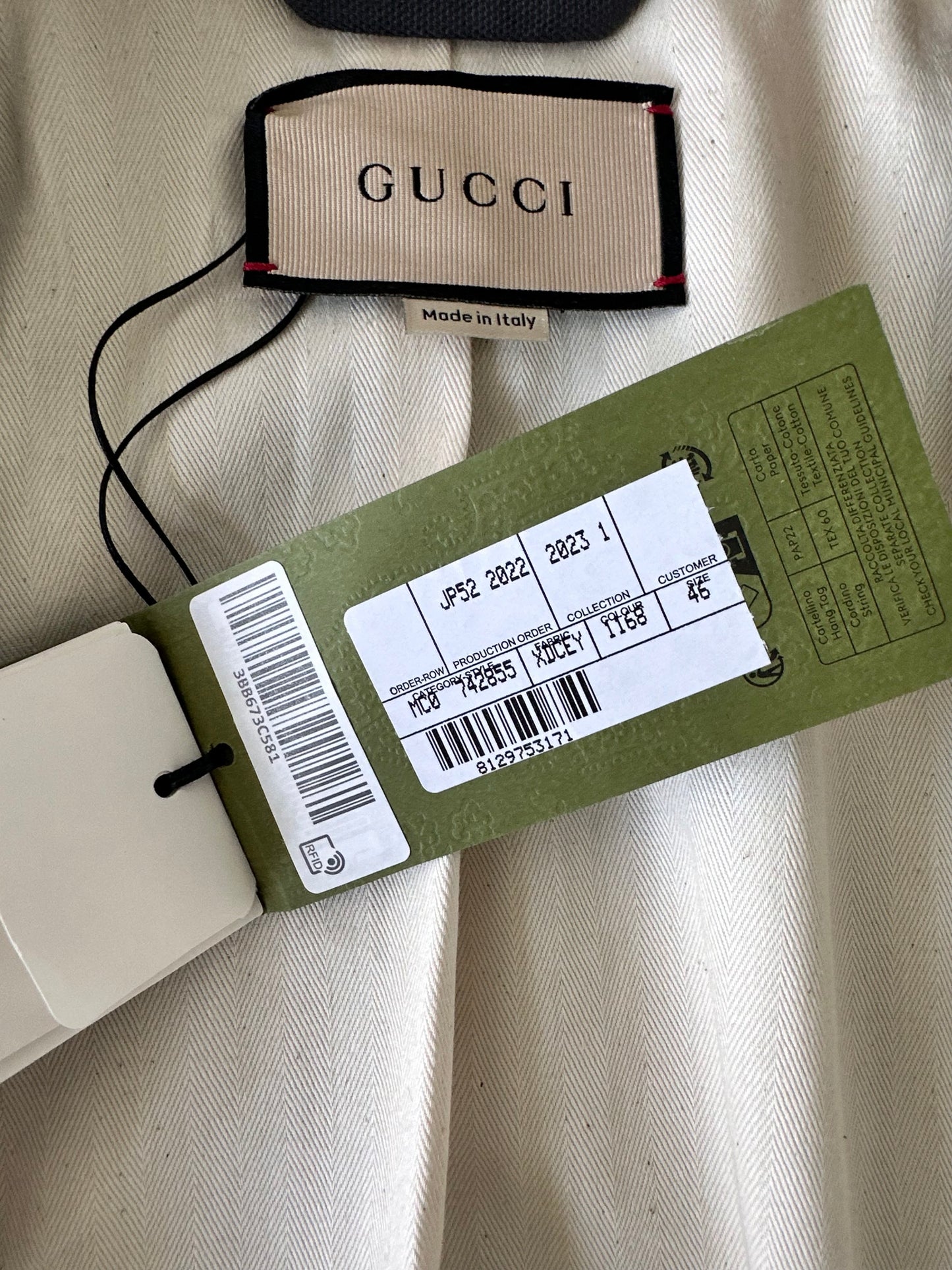 Gucci Canvas GG Supreme Jacket