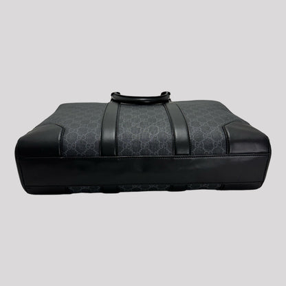 Gucci GG Supreme Black Briefcase